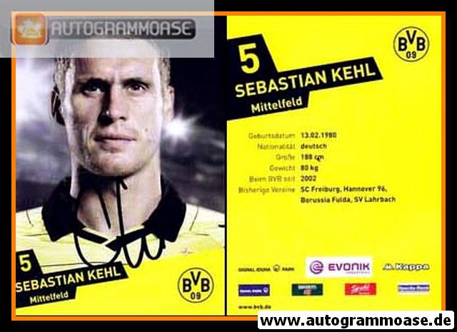 Autogramm Fussball | Borussia Dortmund | 2010 | Sebastian KEHL