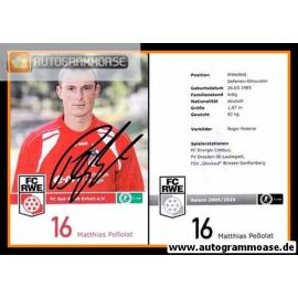 Autogramm Fussball | FC Rot-Weiss Erfurt | 2008 | Matthias PESSOLAT