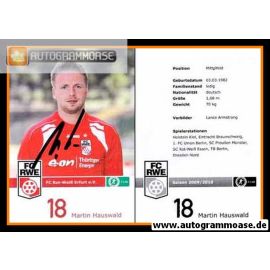 Autogramm Fussball | FC Rot-Weiss Erfurt | 2008 | Martin HAUSWALD