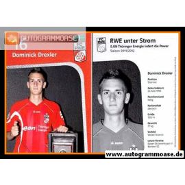Autogramm Fussball | FC Rot-Weiss Erfurt | 2011 | Dominick DREXLER