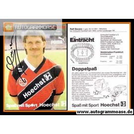 Autogramm Fussball | Eintracht Frankfurt | 1989 | Ralf SIEVERS
