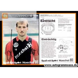 Autogramm Fussball | Eintracht Frankfurt | 1986 | Harald KRÄMER