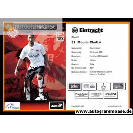 Autogramm Fussball | Eintracht Frankfurt | 2007 | Mounir CHAFTAR