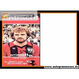 Autogramm Fussball | Eintracht Frankfurt | 1980 | Harald KARGER (Portrait Color XL)