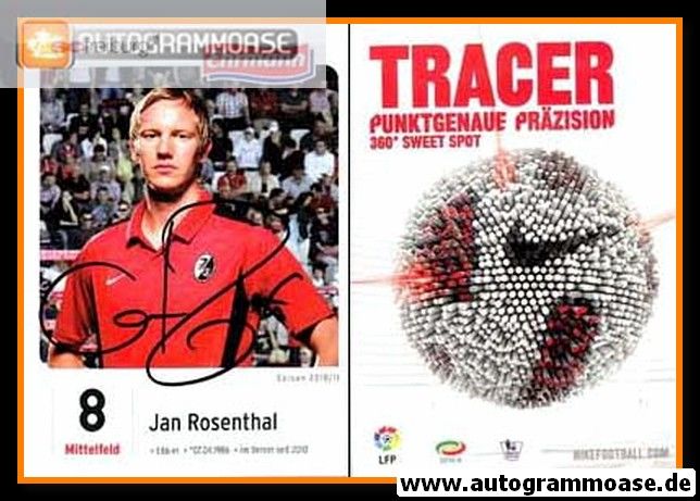 Autogramm Fussball | SC Freiburg | 2010 | Jan ROSENTHAL