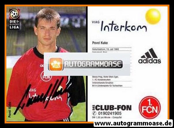 Autogramm Fussball | 1. FC Nürnberg | 1998 | Pavel KUKA