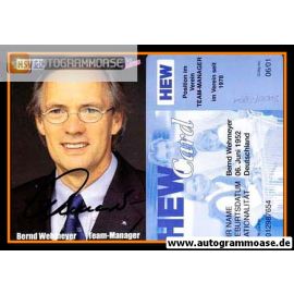 Autogramm Fussball | Hamburger SV | 2000 | Bernd WEHMEYER
