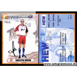 Autogramm Fussball | Hamburger SV | 2000 | Karsten BÄRON