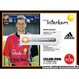 Autogramm Fussball | 1. FC Nürnberg | 1998 | Matthias MAUCKSCH