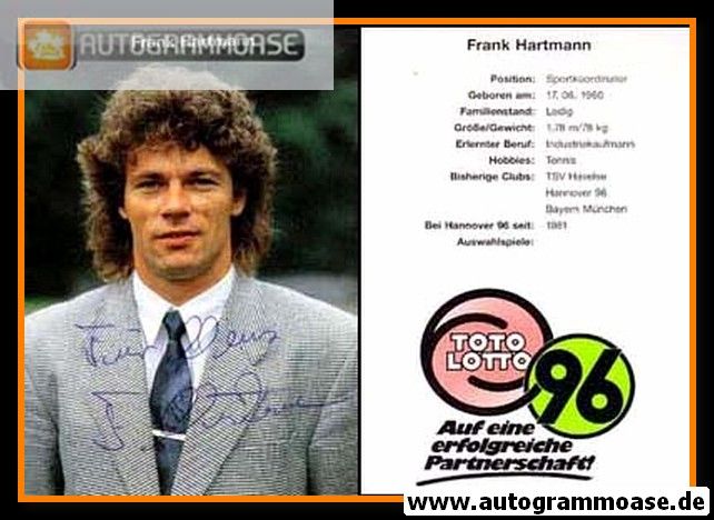 Autogramm Fussball | Hannover 96 | 1992 | Hannes BALDAUF