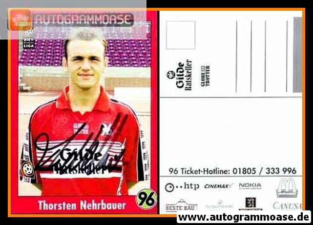 Autogramm Fussball | Hannover 96 | 2001 | Thorsten NEHRBAUER