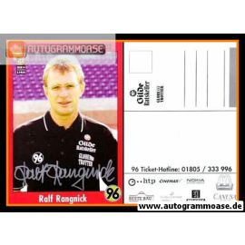 Autogramm Fussball | Hannover 96 | 2001 | Ralf RANGNICK