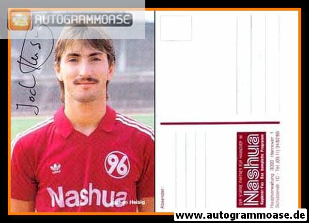 Autogramm Fussball | Hannover 96 | 1989 Druck | Jochen HEISIG