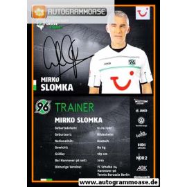 Autogramm Fussball | Hannover 96 | 2012 | Mirko SLOMKA 