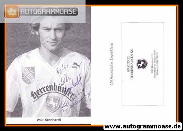 Autogramm Fussball | TSV Havelse | 1990 | Willi KRONHARDT