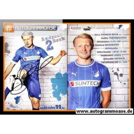 Autogramm Fussball | TSG 1899 Hoffenheim | 2012 | Andreas BECK