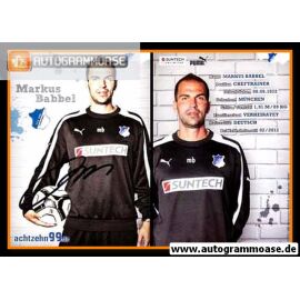 Autogramm Fussball | TSG 1899 Hoffenheim | 2012 | Markus BABBEL