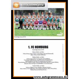 Mannschaftskarte Fussball | FC Homburg | 1989 Puma