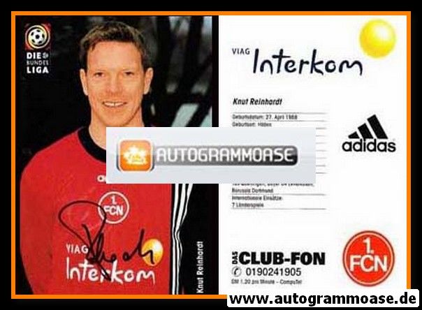 Autogramm Fussball | 1. FC Nürnberg | 1998 | Knut REINHARDT