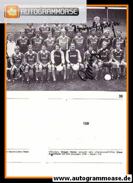 Mannschaftskarte Fussball | 1. FC Kaiserslautern | 1970er Streif + 3 AG