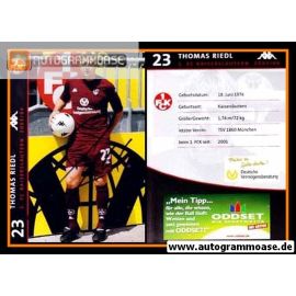 Autogramm Fussball | 1. FC Kaiserslautern | 2003 | Thomas RIEDL