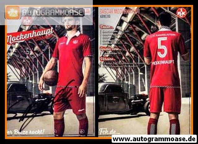 Autogramm Fussball | 1. FC Kaiserslautern | 2015 | Sascha MOCKENHAUPT