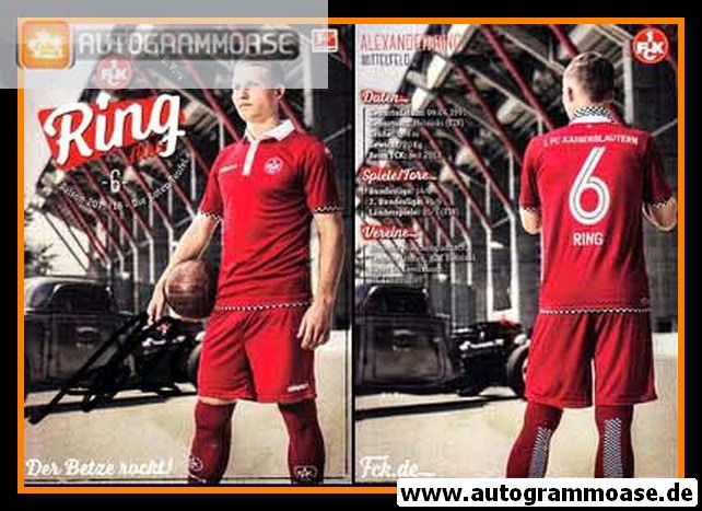 Autogramm Fussball | 1. FC Kaiserslautern | 2015 | Alexander RING