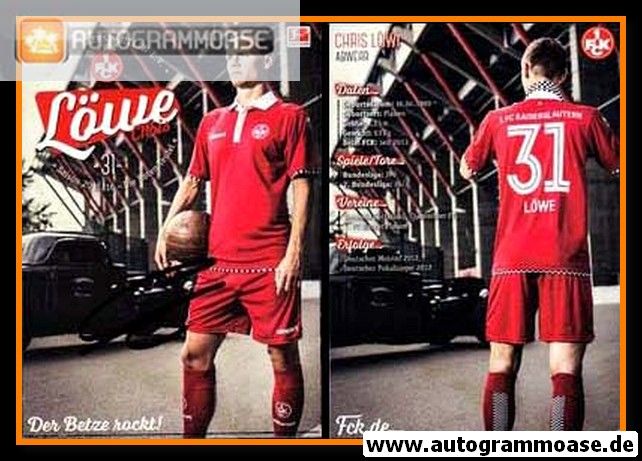 Autogramm Fussball | 1. FC Kaiserslautern | 2015 | Chris LÖWE