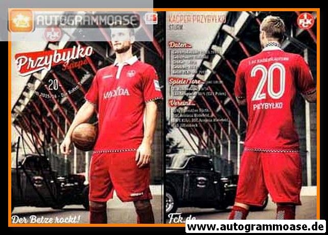 Autogramm Fussball | 1. FC Kaiserslautern | 2015 | Kacper PRZYBYLKO