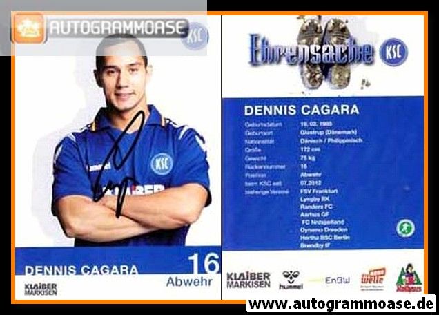 Autogramm Fussball | Karlsruher SC | 2012 | Dennis CAGARA