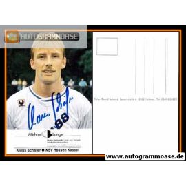 Autogramm Fussball | KSV Hessen Kassel | 1989 | Klaus SCHÄFER