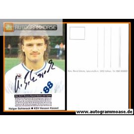 Autogramm Fussball | KSV Hessen Kassel | 1989 | Holger SCHIEROCK