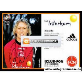 Autogramm Fussball | 1. FC Nürnberg | 1998 | Rene VAN ECK