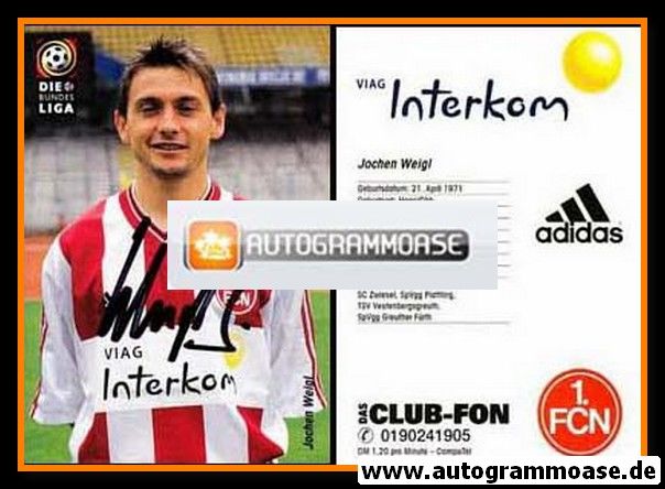 Autogramm Fussball | 1. FC Nürnberg | 1998 | Jochen WEIGL