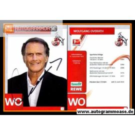 Autogramm Fussball | 1. FC Köln | 2011 | Wolfgang OVERATH (1)