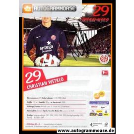 Autogramm Fussball | FSV Mainz 05 | 2011 | Christian WETKLO
