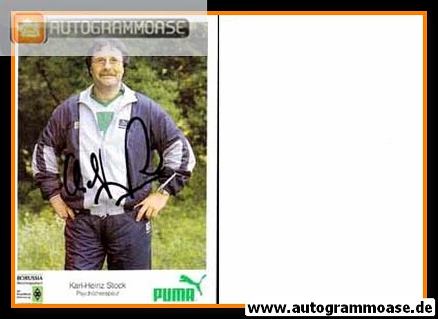 Autogramm Fussball | Borussia Mönchengladbach | 1986 | Karl-Heinz STOCK