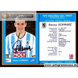 Autogramm Fussball | TSV 1860 München | 2002 | Danny SCHWARZ