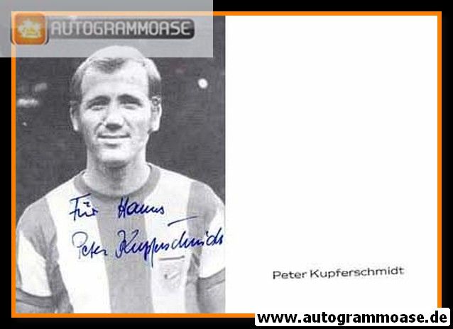 Autogramm Fussball | FC Bayern München | 1960er Retro | Peter KUPFERSCHMIDT (Portrait SW) 1