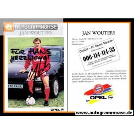 Autogramm Fussball | FC Bayern München | 1991 | Jan WOUTERS