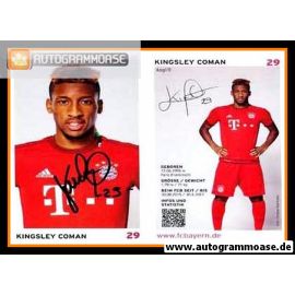 Autogramm Fussball | FC Bayern München | 2015 | Kingsley COMAN