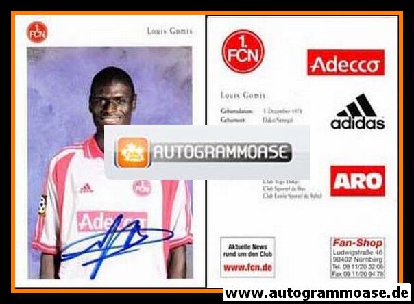 Autogramm Fussball | 1. FC Nürnberg | 2000 | Louis GOMIS