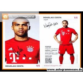 Autogramm Fussball | FC Bayern München | 2015 | Douglas COSTA