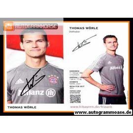 Autogramm Fussball (D) | FC Bayern München | 2015 | Thomas WÖRLE