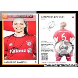 Autogramm Fussball (D) | FC Bayern München | 2015 | Katharina BAUNACH