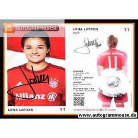 Autogramm Fussball (D) | FC Bayern München | 2015 | Lena LOTZEN