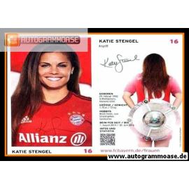 Autogramm Fussball (D) | FC Bayern München | 2015 | Katie STENGEL