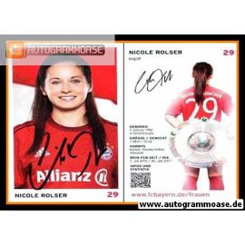 Autogramm Fussball (D) | FC Bayern München | 2015 | Nicole ROLSER