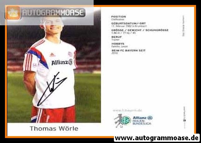 Autogramm Fussball (D) | FC Bayern München | 2014 | Thomas WÖRLE