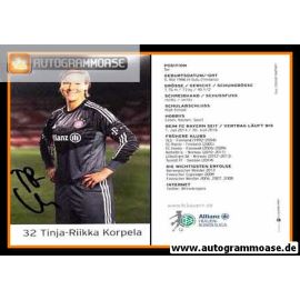 Autogramm Fussball (D) | FC Bayern München | 2014 | Tinja-Riikka KORPELA